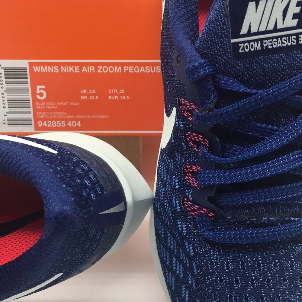 WMNS NIKE AIR ZOOM PEGASUS 35 blue void/ghost aqua - Picture 8 of 8